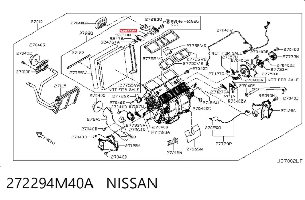  272294M40A Nissan/Infiniti