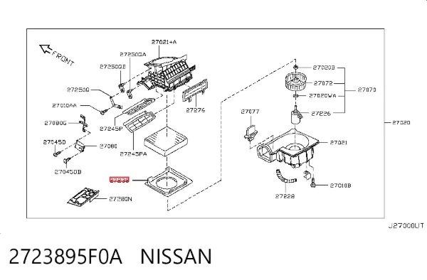  2723895F0A Nissan/Infiniti