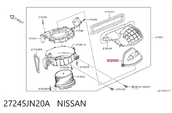  27245JN20A Nissan/Infiniti