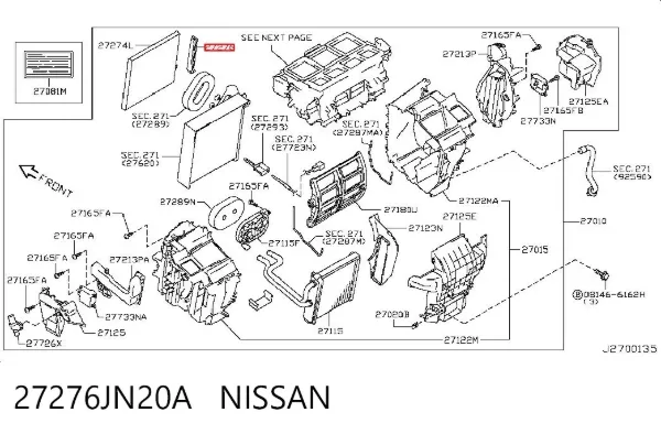  27276JN20A Nissan/Infiniti