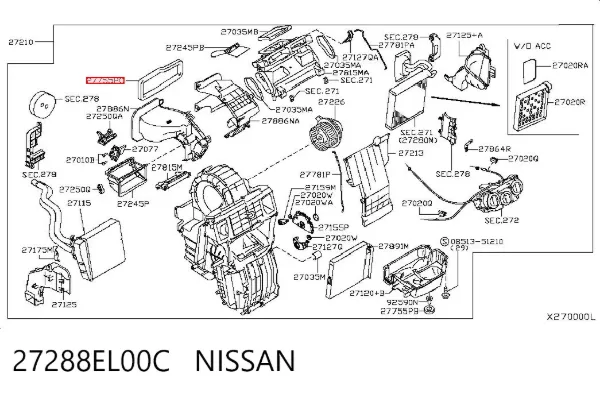  27288EL00C Nissan/Infiniti