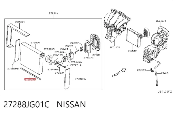  27288JG01C Nissan/Infiniti