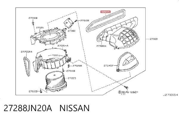  27288JN20A Nissan/Infiniti
