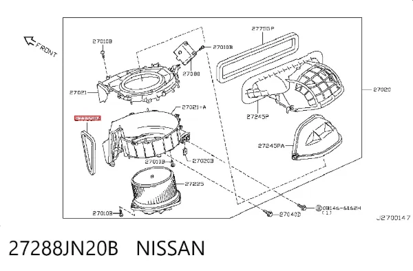  27288JN20B Nissan/Infiniti