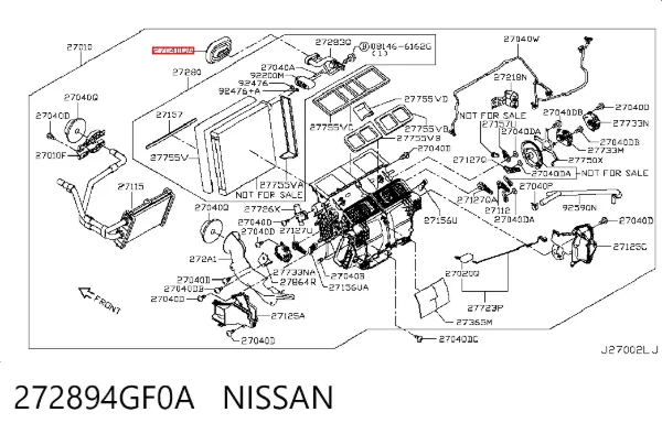  272894GF0A Nissan/Infiniti