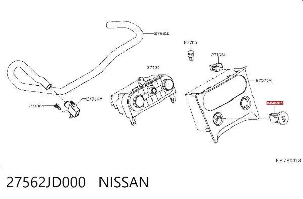  27562JD000 Nissan/Infiniti