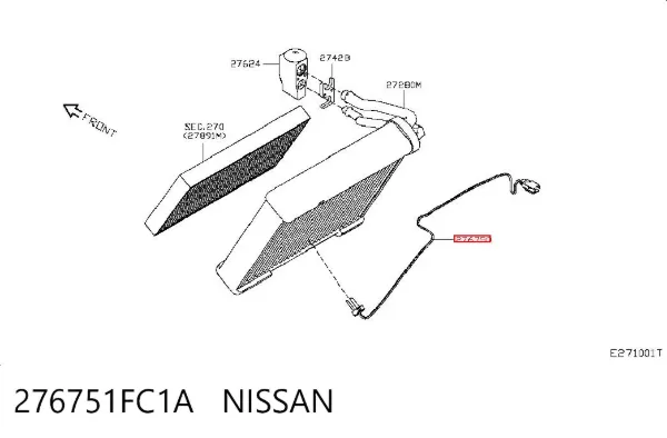 276751FC1A Nissan/Infiniti