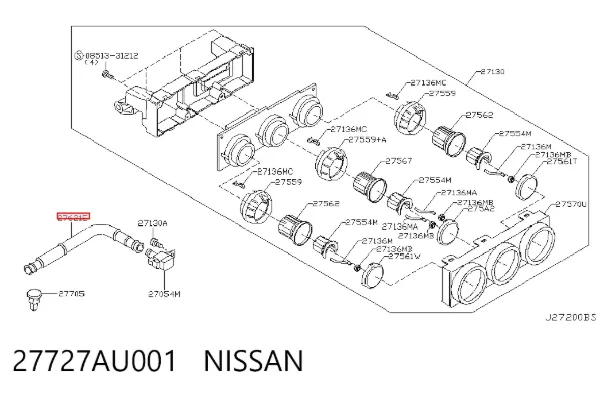  27727AU001 Nissan/Infiniti