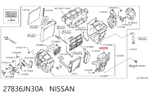  27836JN30A Nissan/Infiniti