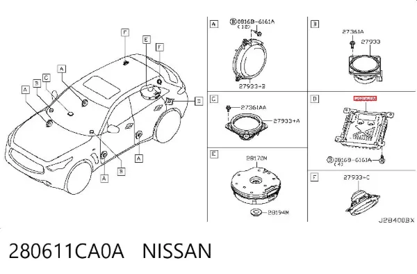  280611CA0A Nissan/Infiniti
