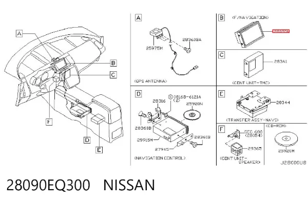 Mostrador multifuncional Nissan Murano Z50