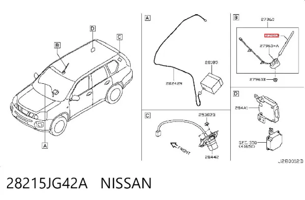  28215JG42A Nissan/Infiniti