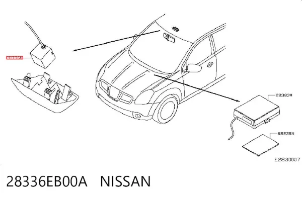 Microfone 28336EB00A Nissan/Infiniti