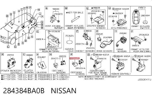  284384BA0B Nissan/Infiniti