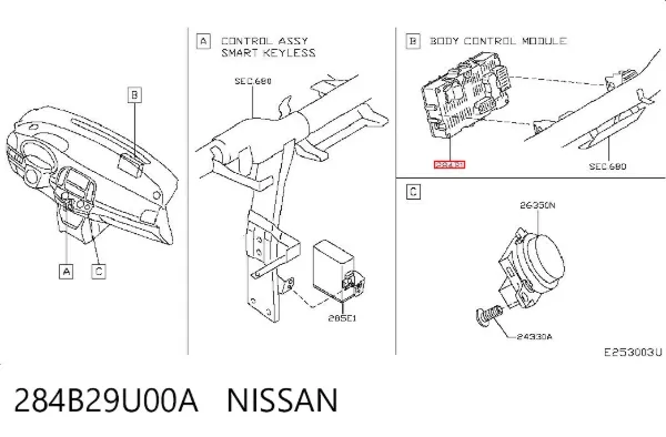 Unidade de conforto Nissan Micra K12