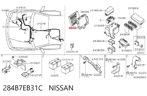  284B7EB31C Nissan/Infiniti