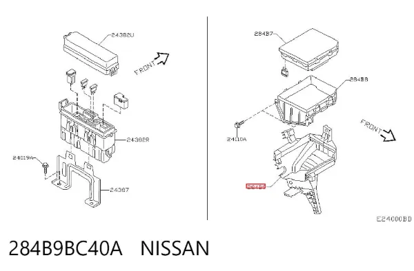  284B9BC40A Nissan/Infiniti
