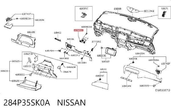  284P35SK0A Nissan/Infiniti