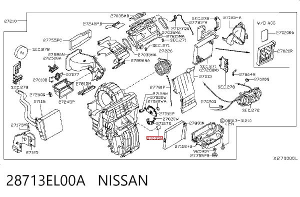  28713EL00A Nissan/Infiniti
