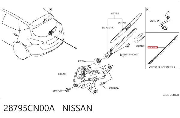  28795CN00A Nissan/Infiniti