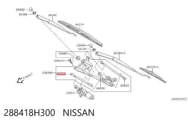  288418H300 Nissan/Infiniti