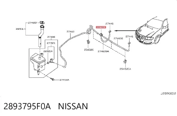  2893795F0A Nissan/Infiniti