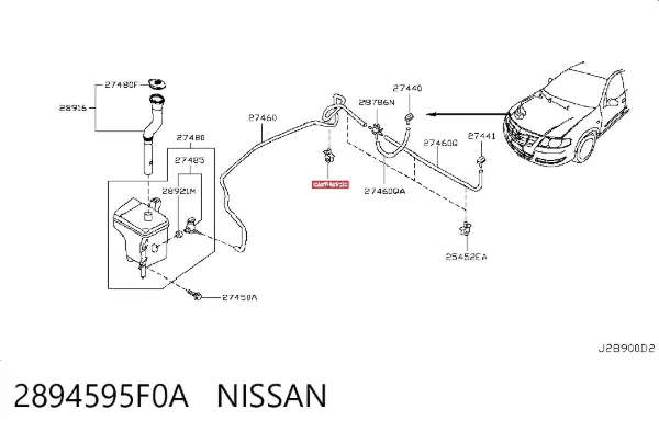  2894595F0A Nissan/Infiniti