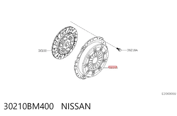 Cesta de embraiagem 30210BM400 Nissan/Infiniti