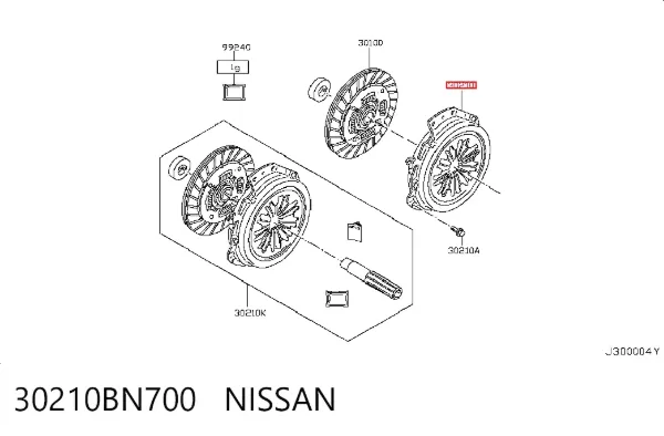 Cesta de embraiagem 30210BN700 Nissan/Infiniti