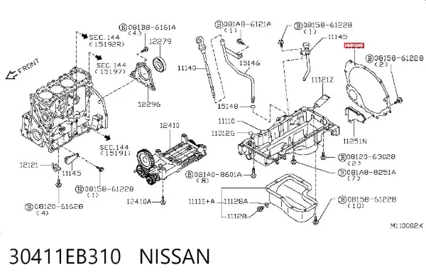  30411EB310 Nissan/Infiniti