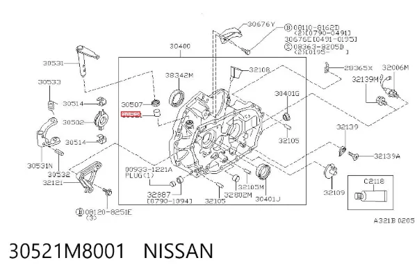  30521M8001 Nissan/Infiniti
