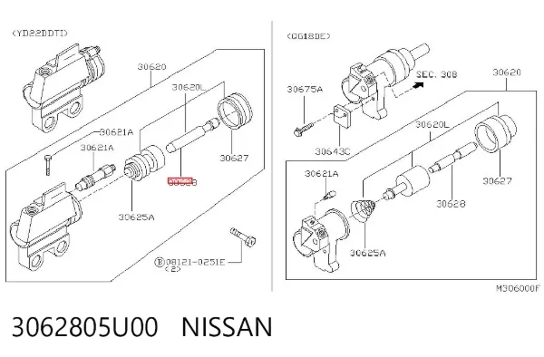  3062805U00 Nissan/Infiniti