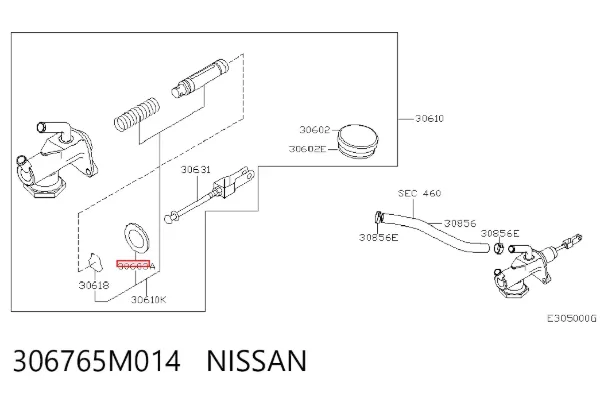  306765M014 Nissan/Infiniti