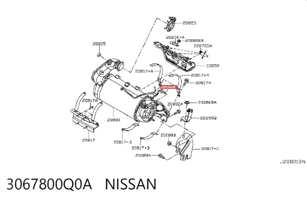  3067800Q0A Nissan/Infiniti