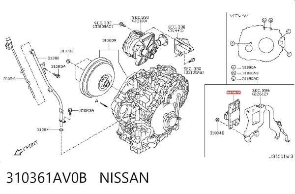  310361AV0B Nissan/Infiniti