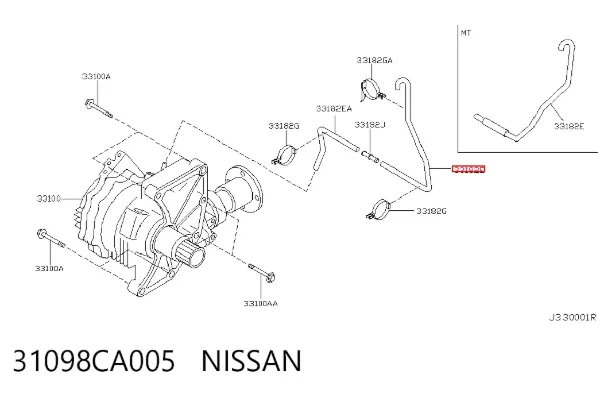  31098CA005 Nissan/Infiniti