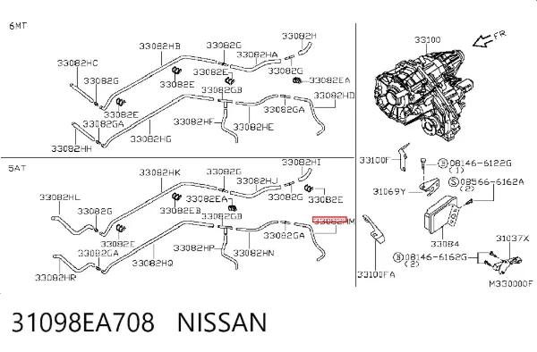  31098EA708 Nissan/Infiniti
