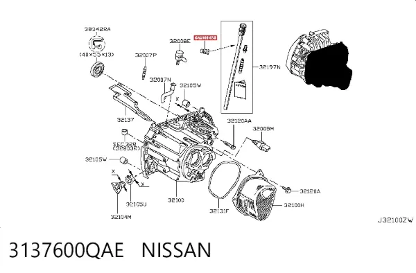  3137600QAE Nissan/Infiniti