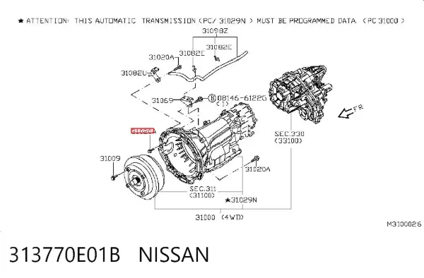  313770E01B Nissan/Infiniti