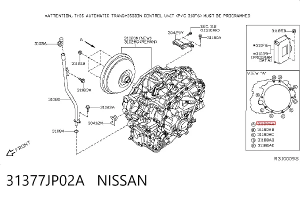 31377JP02A Nissan/Infiniti