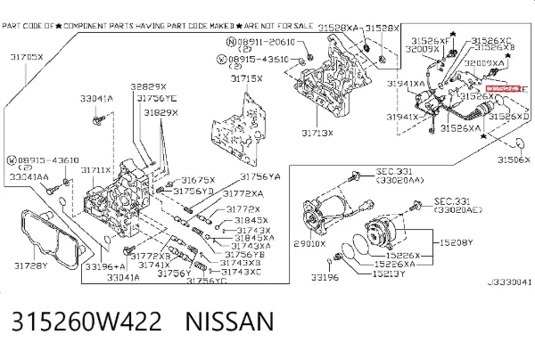  315260W422 Nissan/Infiniti