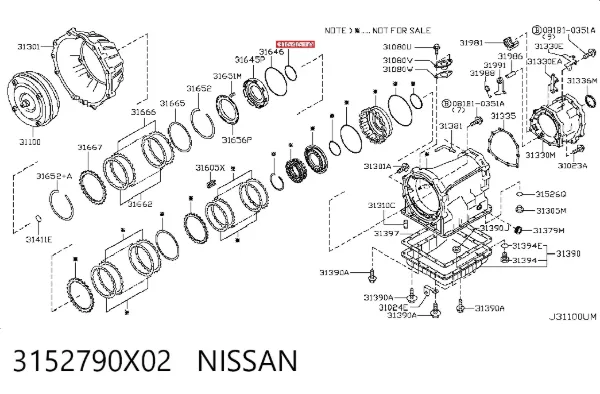  3152790X02 Nissan/Infiniti