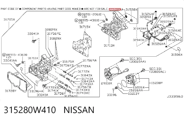 315280W410 Nissan/Infiniti
