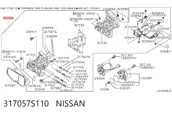  317057S110 Nissan/Infiniti