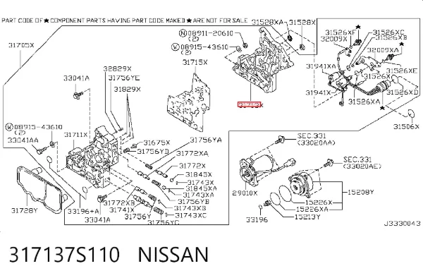  317137S110 Nissan/Infiniti
