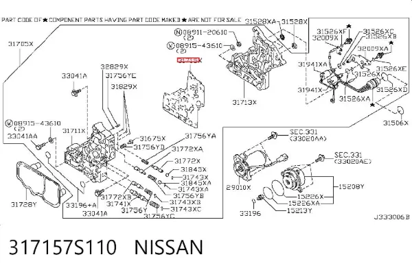  317157S110 Nissan/Infiniti