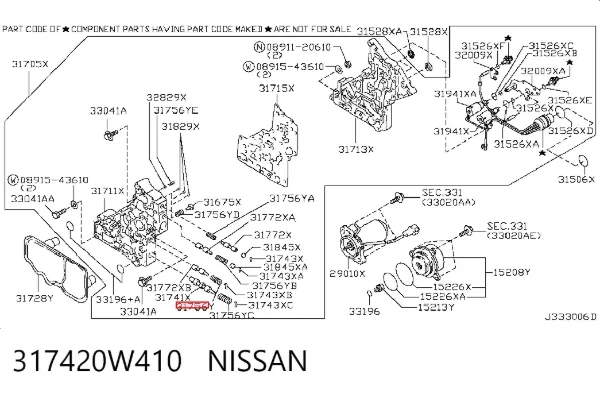  317420W410 Nissan/Infiniti