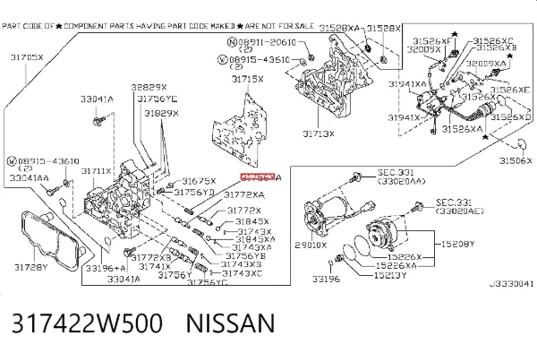  317422W500 Nissan/Infiniti