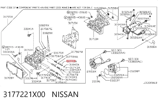  3177221X00 Nissan/Infiniti