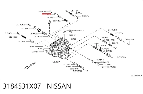  3184531X07 Nissan/Infiniti